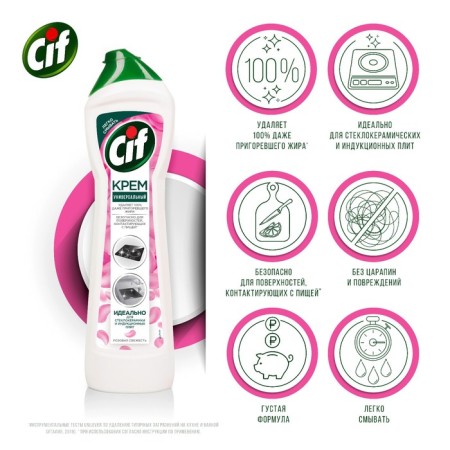 CIF AROMA cream "Pink Freshness", 500 ml-4