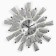 Watching clock, series: openwork, "limen", smooth move, d-50.5 cm, dial 15.5 cm