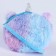 Plush handbag "unicorn" on the lace, lilac color