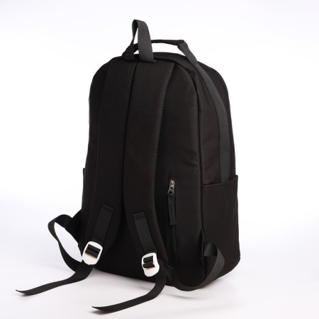 Youth backpack from lightning textiles, 5 pockets, black color-3