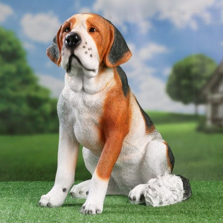Garden figure "Dog Jack" Red 47x30x47cm