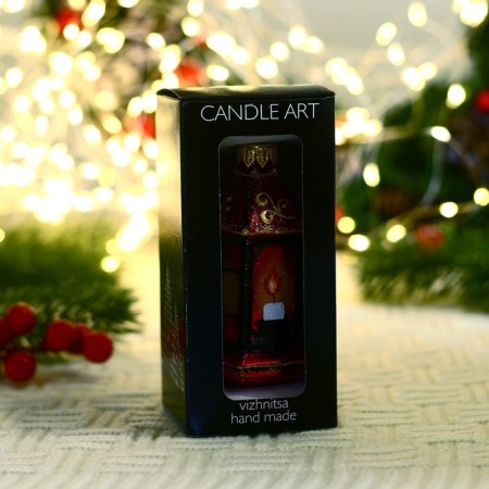 Christmas tree toy "Flashlight New Year" 10 cm-1
