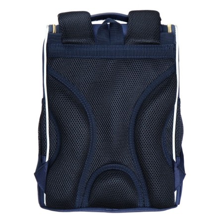 School standard, 33 x 25 x 13 cm, Grizzly, + bag for shoes, plush, blue-5