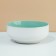 Deep plate ceramic “bunny”, 14.5 cm, 550 ml, turquoise color