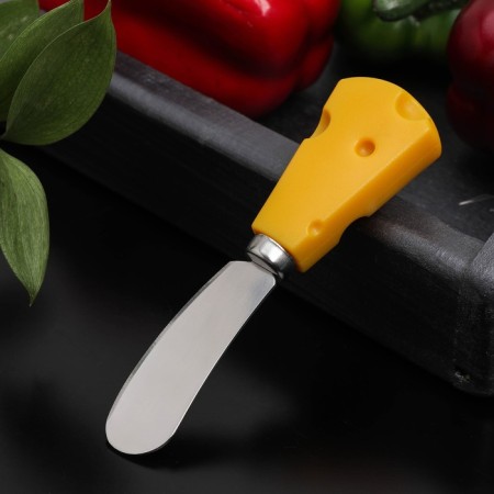 Cheese knife Chece Chece, 12.5 cm, yellow color-2