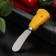 Cheese knife Chece Chece, 12.5 cm, yellow color