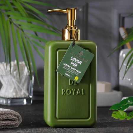 Liquid luxury hand soap "Savon de Royal" green, 500 ml-3