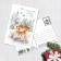 Postal card "Happy New Year", drawn characters, 10 x 15 cm, new year