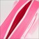 Lightning bag, external pocket, textura, pink color