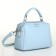 Women's bag with lightning, textura, average size, blue color