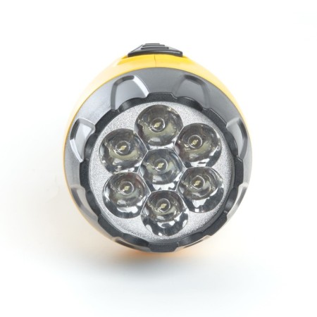Battery Light, 7 LED DC (lead-acid battery), yellow, Th2294 (Th93b)-1