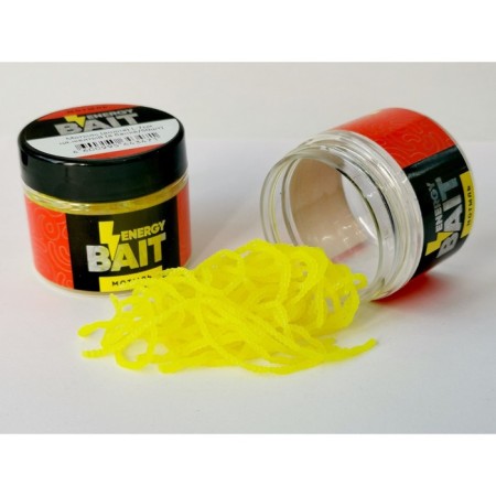 Artificial nozzle Energy Bait "Moth", wave, l, 70 mm, 50 pcs, yellow color