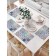 Set of napkins for setting the table "Flower vibrations", rectangular, size 32x46 cm, 4 pcs