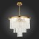 Ceiling Ceiling ST LUCE. SL1230.302.06. Stabia. 6x60 W, E14, 45x45x67 cm, brass color