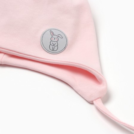 Children's hat, pink color, size 42-44 (6-9 months)-1