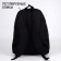 School youth school “NOT BESSI”, 29x12x37 cm, lightning department, external pocket, black color