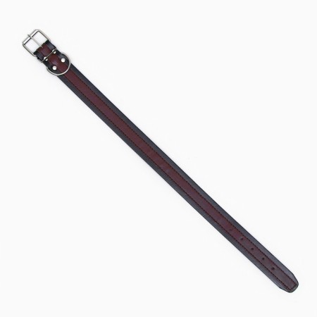 Two-layer collar 66 x 3.5 cm, Osh 50-60, brown-black-2
