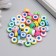 A set of beads made of polymer clay "Astra" 10 mm, 20 g, mugs