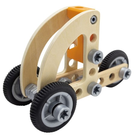Game set for assembling machines Hape "Designer in a suitcase"-5