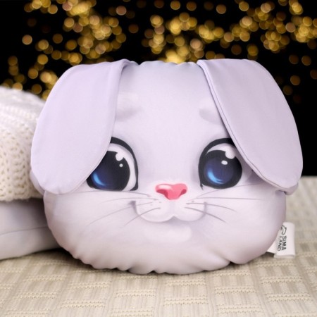 Antistress pillow "Bunny gray"-1
