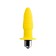 Lancy anal vibration tribe, 7 vibration modes, silicone, yellow color, 11 cm