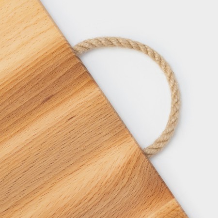 Groot board with a rope handle Magistro, 40 × 24 × 1.2 cm, oak-9
