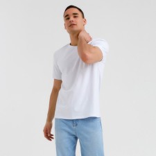 Футболка мужская MINAKU REGULAR FIT: цвет белый, р-р 50