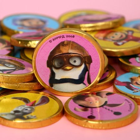 Chocolate coins "Masha and the Bear", 150 g-1