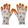 Garden gloves, polymer coating, "birds", Garden Show