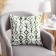 Decorative pillowcase 40x40 cm, Ethnos Green, 100% cotton