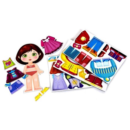 Educational game Magnetic stories "Dressers. Nastya"-2