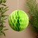 Ball paper decorative, diameter 20 cm, col. green
