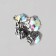 Rhinestones are sewing “circle”, in the frame, with holography, d = 8 mm, 20 pcs