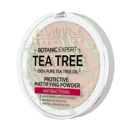 Eveline Botanic Expert Facial Powder, matting, 3B1, tone 002 ivory, 9 g-1