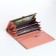 Women's wallet on magnets, pink color