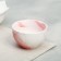 Ceramic gift set “I love”: a mug of 120 ml, a saucer, a pink color