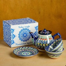 Set Tea Rishtan, 4 subjects in DACK PACK: kettle 0.7l, 2 Piala 9.5cm, plate 17cm