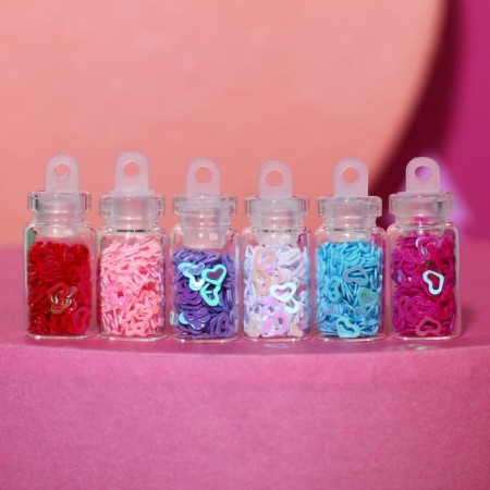 Set of sequins for nail decor Beauty Winter, 12 colors-2