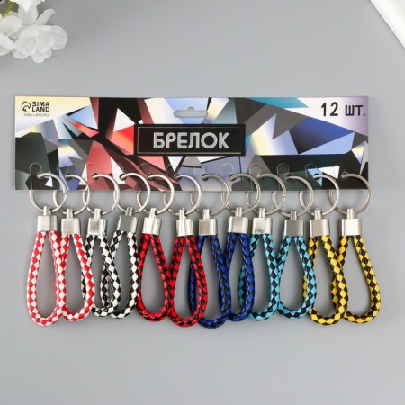 Trick Metal to the leatherette "Strap of the braid" mix 8 cm-3