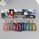 Trick Metal to the leatherette "Strap of the braid" mix 8 cm