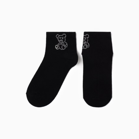 Women's socks KAFTAN "Bear" p. 36-39 (23-25 ​​cm), black