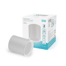 Gauss Overhead lamp, 6W LED, 4100K, 420LM, chromium color