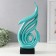 Souvenir Ceramics "Abstraction. Sea arrows" turquoise 7.5x18.5x41 cm