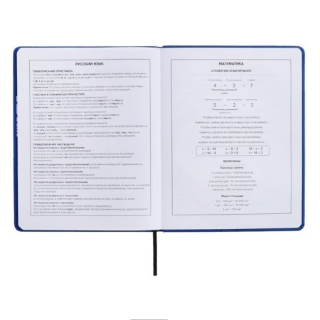School diary for grades 1-11 Prividies, hard cover, artificial leather, foil embossing, tin-rush, liesse, 48 sheets, universal cheat sheet, block 80g/m2-10