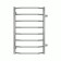Water towel Terminus "Victoria" P8, 500x800 mm, side connection, chrome