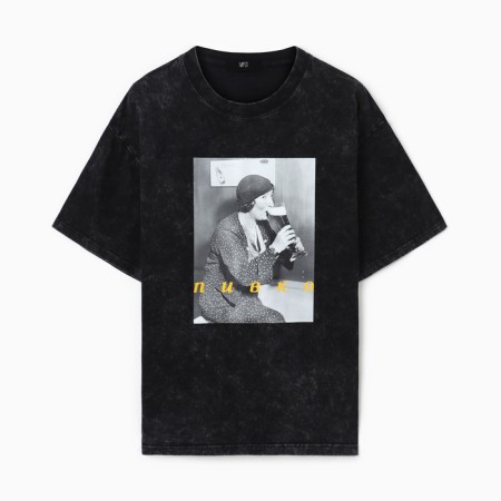 Men's T -shirt MIST "Beer" made of boiled cotton, col. black, rr m-6