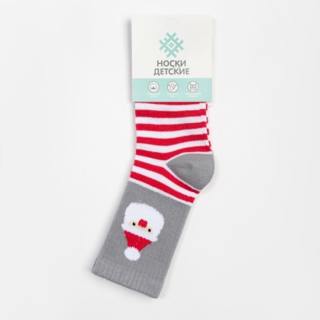 Children's socks KAFTAN "Santa Claus" rr 18-20, gray-4