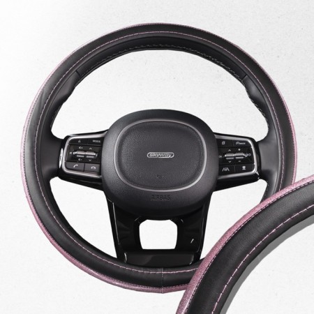 SkyWay Luxury-7 m, black-pink eco-leather braid, s01102437