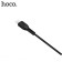 Hoco X20 cable, microUSB - USB, 2 A, 3 m, PVC braid, black