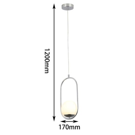 Suspension Mars 170 mm, E27 60W-2
